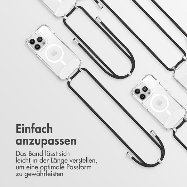 imoshion MagSafe Hülle mit abnehmbarem Band für das iPhone 13 Pro - Transparent