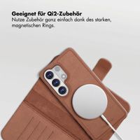 Selencia Olyn Abnehmbare Bookcase mit MagSafe Samsung Galaxy S26 Ultra - Braun