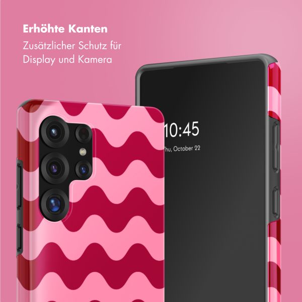 Selencia Vivid Back Cover Samsung Galaxy S25 Ultra - Wave Vibes Lipstick