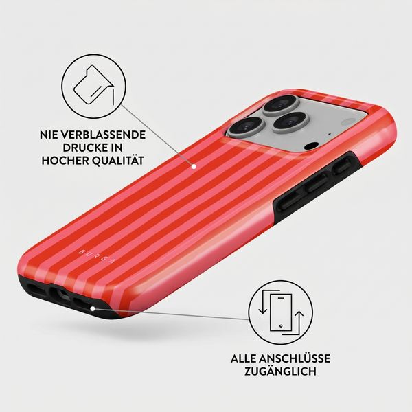 Burga Tough Back Cover MagSafe Apple iPhone 17 Pro - Pomegranate