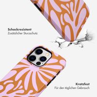 Selencia Vivid Tough Back Cover für das iPhone 14 Pro - Modern Bloom Pink