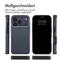 imoshion Backcover mit Kartenfach Apple iPhone 18 Pro / 17 Pro - Dunkelblau