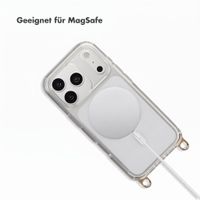 Selencia Rivièra MagSafe Backcover mit abnehmbarem Haken Apple iPhone 18 Pro / 17 Pro - Transparent