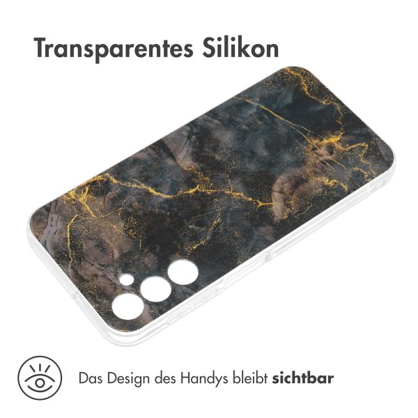 imoshion Design Hülle für das Samsung Galaxy A25 (5G) - Black Marble