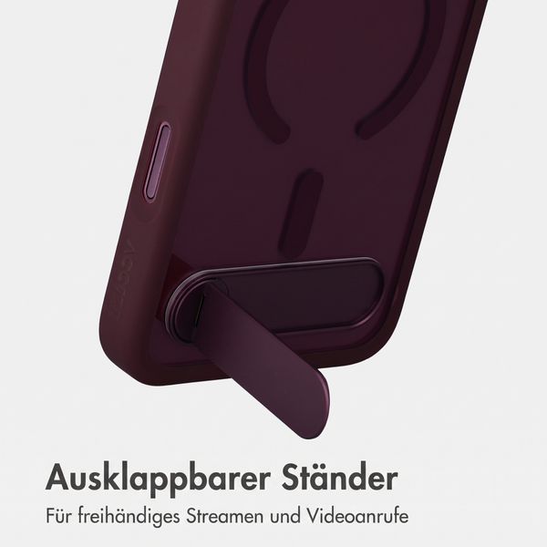 Accezz Hold Backcover mit MagSafe Apple iPhone 18 Pro Max / 17 Pro Max - Dark Cherry