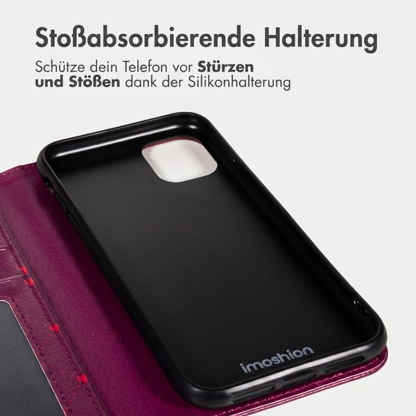 imoshion Design Klapphülle Apple iPhone 11 - Crush Check Coral Dust