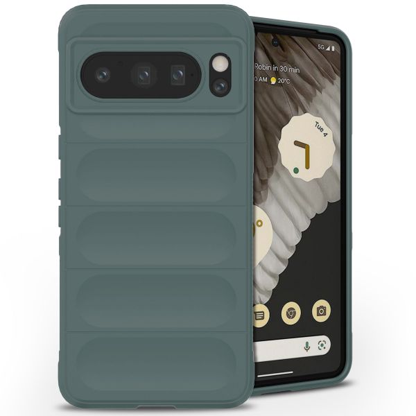 imoshion EasyGrip Backcover für das Google Pixel 8 Pro - Dunkelgrün