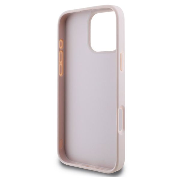 Guess 4G Metal Logo Back Cover für das iPhone 16 Pro Max - Rosa