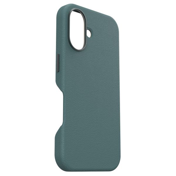 OtterBox Symmetry Cactus Leder Back Cover MagSafe für das iPhone 16 - Juniper Sprig