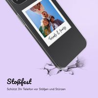 Personalisierte Hülle mit Polaroid iPhone 12 (Pro) - Transparent