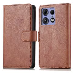 imoshion Luxuriöse Klapphülle Motorola Edge 50 Pro - Braun
