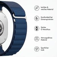 Accezz Nylon Alpine Armband für Samsung Galaxy Watch Ultra 2 (2026) / Ultra (2024/2025) - Dark Blue