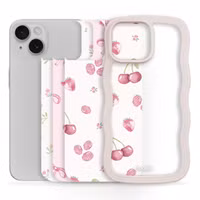 Holdit Print Pack für das Apple iPhone 13 / 14 / 15 - Pink Breeze