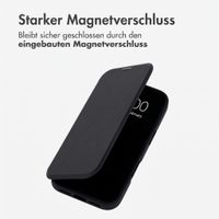 imoshion Transparente Bookcase mit MagSafe Apple iPhone 18 Pro Max / 17 Pro Max - Schwarz