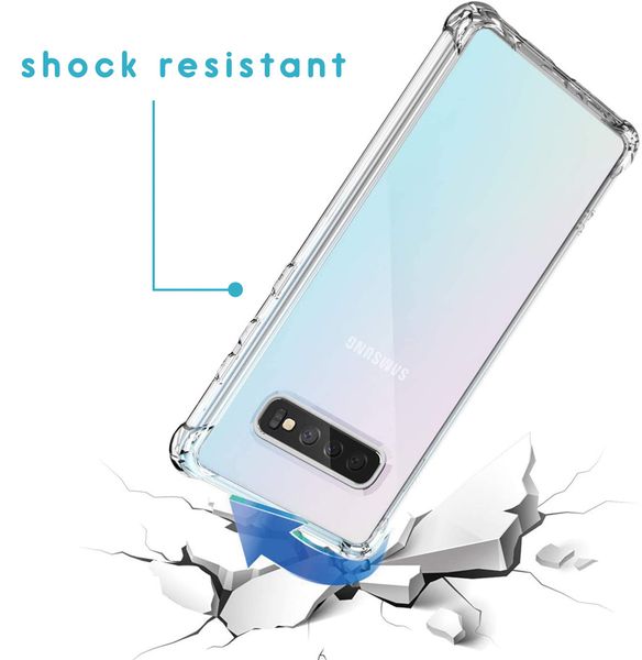 imoshion Anti-Shock Backcover + Premium Screen Protector Galaxy S10