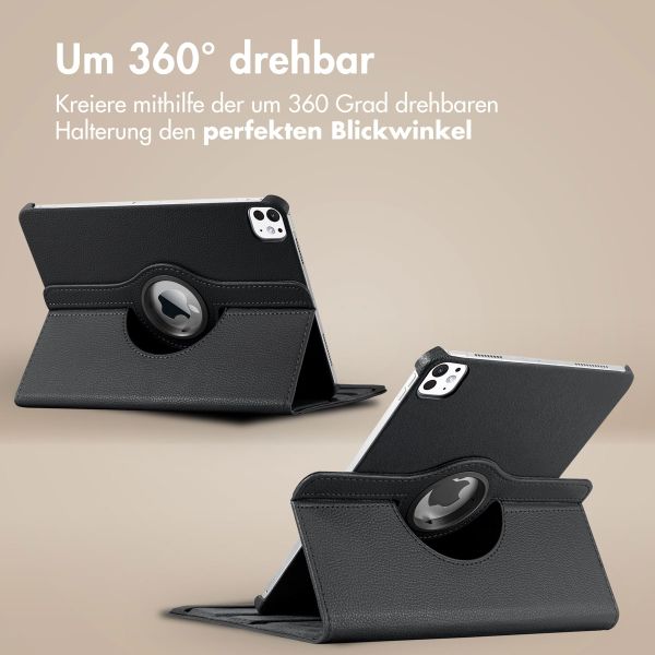 imoshion 360° drehbare Klapphülle für das iPad 10 (2022) 10.9 Zoll - Schwarz