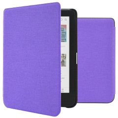 imoshion Canvas Sleepcover Klapphülle Kobo Clara Colour / BW - Violett