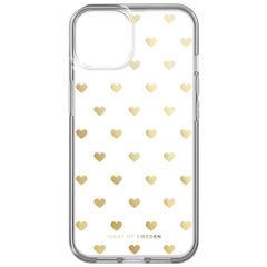 iDeal of Sweden Clear Case für das iPhone 14 - Golden Hearts