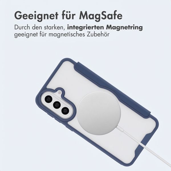 imoshion Transparente Bookcase mit MagSafe Samsung Galaxy A57 (5G) - Blau