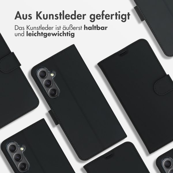 Accezz Wallet TPU Klapphülle Samsung Galaxy A35 - Schwarz