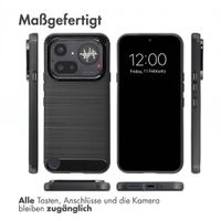 imoshion Brushed Back Cover Nothing Phone (4a) Pro - Schwarz