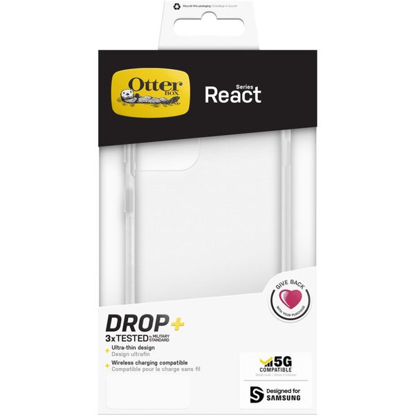 OtterBox React Backcover + Screen Protector Galaxy S21 - Transparent