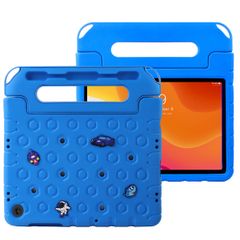 imoshion Kindersichere Schutzhülle mit abnehmbaren Ansteckern Samsung Galaxy Tab A11 Plus / A9 Plus - Blau