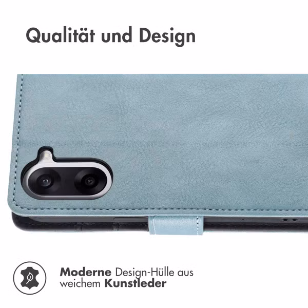 imoshion Luxuriöse Klapphülle OnePlus Nord CE5 - Hellblau