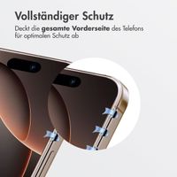 Accezz Gehärteter Glas-Schutz + Applikator Apple iPhone 16 Pro Max