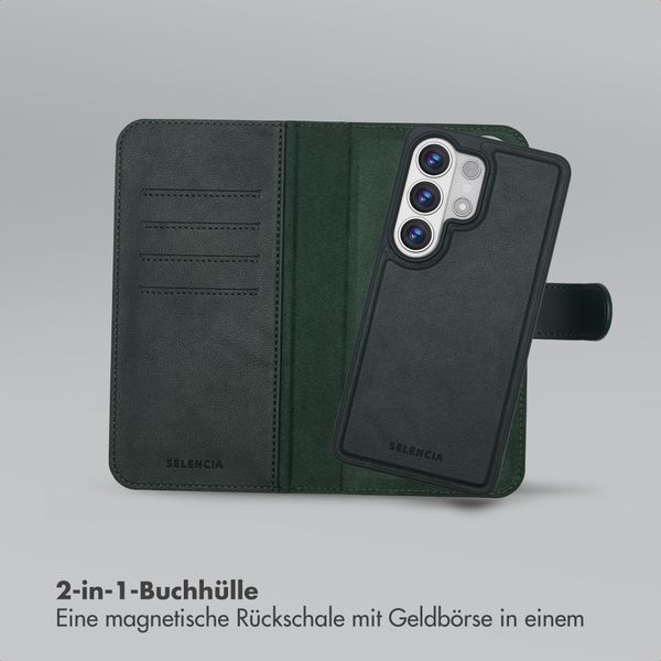 Selencia Olyn Abnehmbare Bookcase mit MagSafe Samsung Galaxy S26 Ultra - Grün