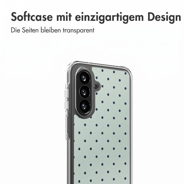 imoshion Design Hülle Samsung Galaxy A56 - Polka Dot Mintgroen