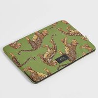 Wouf Daily Laptop Hülle 13-14 Zoll - Laptop Sleeve - Olive Leopard