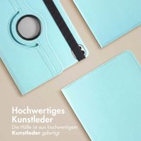imoshion 360° drehbare Klapphülle Apple iPad Air 11 Zoll (2026) M4 / (2025) M3 / (2024) M2 / Air 5 (2022) / Air 4 (2020) / Pro 11 (2018/2020) - Hellblau