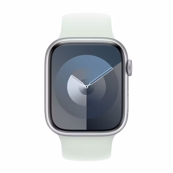 Apple Silikon Solo Loop für  Apple Watch Series 1 - 11 / SE / Ultra (44/45/46/49 mm) - Größe 11 - Soft Mint