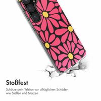 imoshion Design Hülle Samsung Galaxy S24 FE - Dusty Rose Flowers Connect