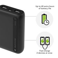 dbramante1928 re-charge | Powerbank 10.000 mAh - Schwarz