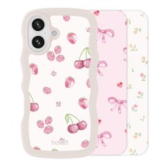 Holdit Print Pack für das Apple iPhone 16 - Pink Breeze