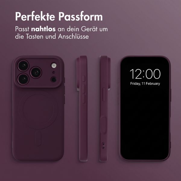 imoshion Color Back Cover mit MagSafe Apple iPhone 18 Pro / 17 Pro - Bordeaux