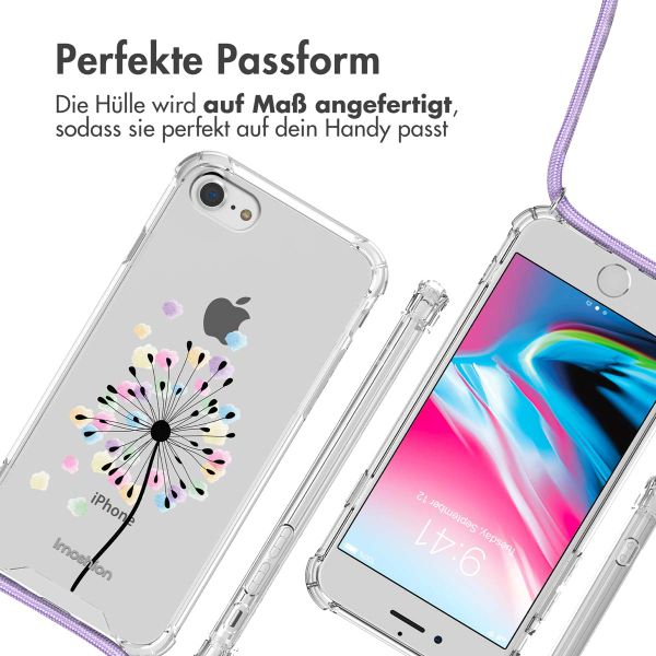imoshion Design Hülle mit Band Apple iPhone SE (2022 / 2020) / 8 / 7 - Sandstone Dandelion