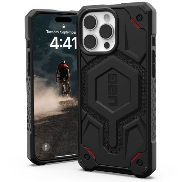 UAG Monarch Backcover für das iPhone 16 Pro Max - Kevlar Black