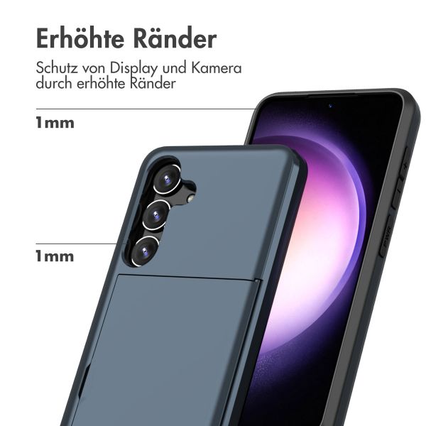 imoshion Backcover mit Kartenfach Samsung Galaxy S24 - Dunkelblau