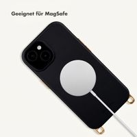 Selencia Rivièra Backcover mit MagSafe mit abnehmbaren Haken Apple iPhone 15 - Velvet Black