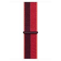 Apple Sport Loop Armband für das  Apple Watch Series 1 t/m 11 / SE / Ultra (44/45/46/49 mm) - Black / Red