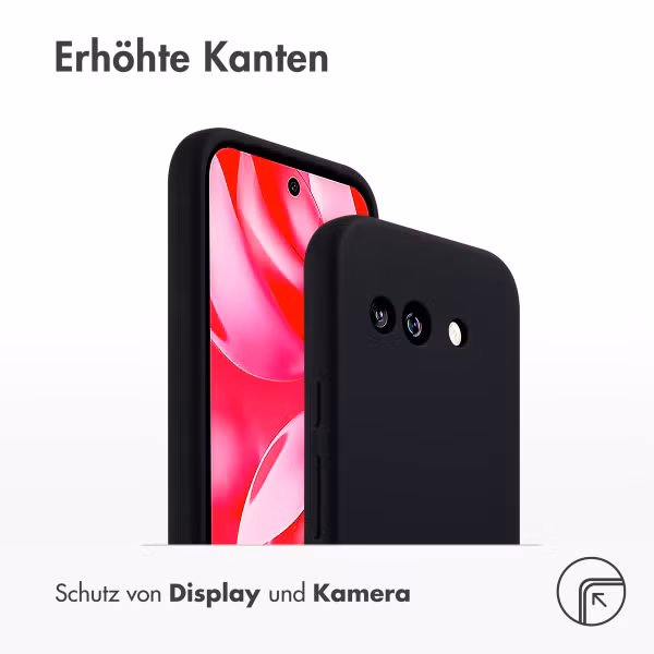 Accezz Liquid Silikoncase Google Pixel 9A - Schwarz