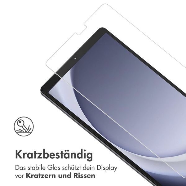 imoshion Displayschutz aus gehärtetem Glas für das Samsung Galaxy Tab A9 8.7 Zoll - Transparent