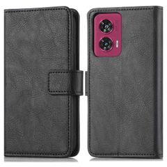 imoshion Luxuriöse Klapphülle Motorola Edge 50 Fusion - Schwarz