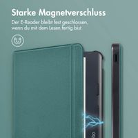 imoshion Slim Hard Case Klapphülle Kobo Libra Colour - Dunkelgrün