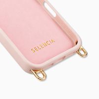 Selencia Rivièra Backcover mit MagSafe mit abnehmbaren Haken Apple iPhone 16 Pro - Sorbet Pink