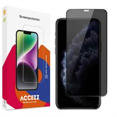 Accezz Privacy Displayschutz aus gehärtetem Glas Apple iPhone 11 Pro / Xs / X