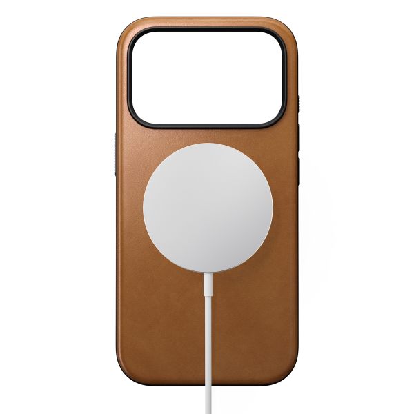 Nomad Modern Leather Case mit MagSafe Apple iPhone 17 Pro - English Tan